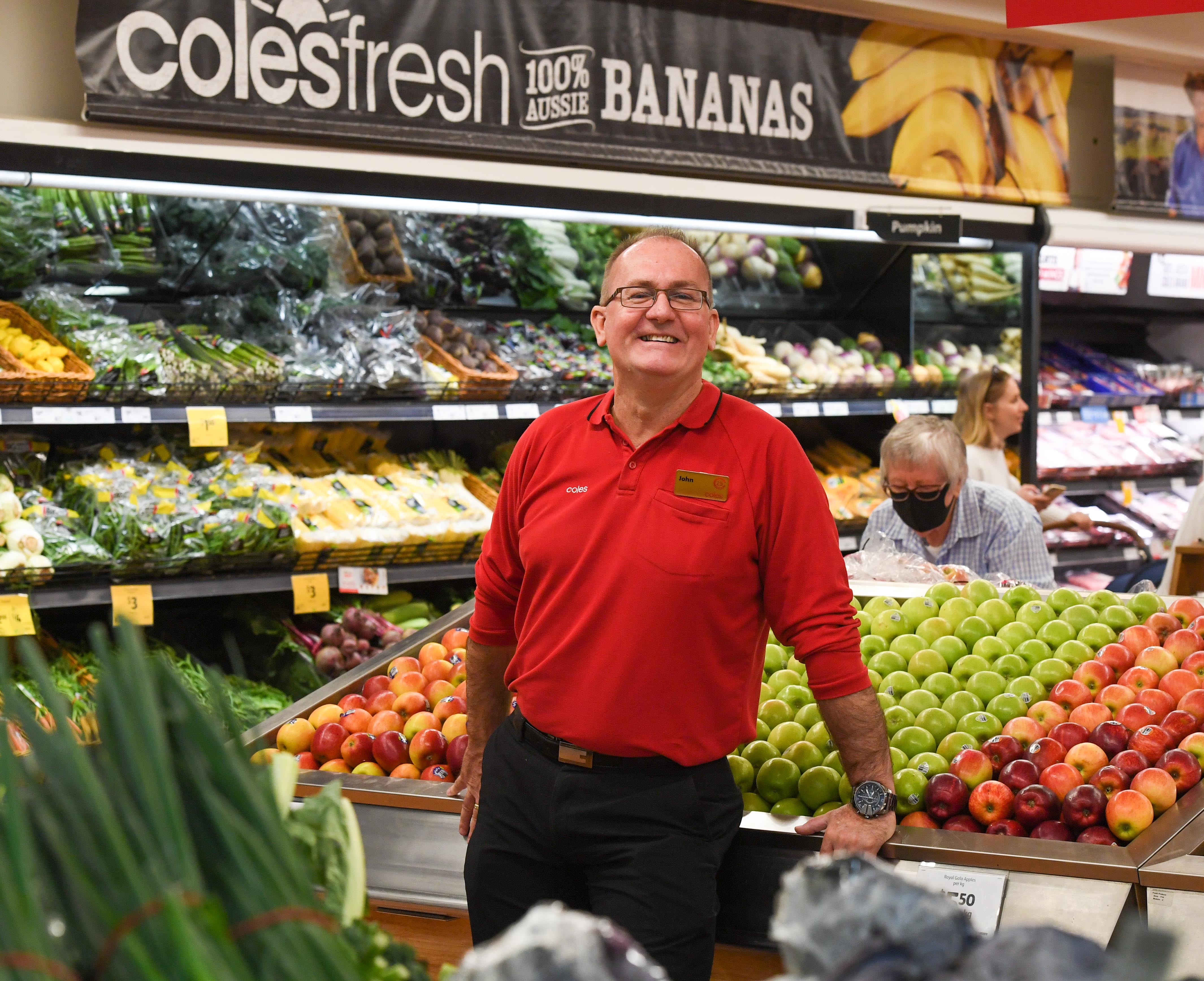 Coles Regional Manager John Appleby